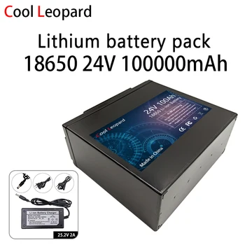 18650 24V 100Ah Li-ion Baterija,Led Šviesos Elektros Valtys,Nuotolinio Valdymo Žaislai, Namų ūkio Prietaisų Ličio Baterija
