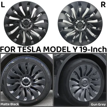 4PCS Ratų gaubtai Tesla Model Y 2023 19Inch Stebulės Dangtelis Veiklos Pakeitimo Automobilių Varantys Hubcap Visą Ratlankio Dangtelis Priedai