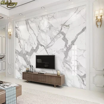 beibehang vartotojo Baltos spalvos marmurinė Foto Tapetai, 3D Freskos Kambarį, TV Foną miegamajame Tapetai sienos dokumentų namų dekoro