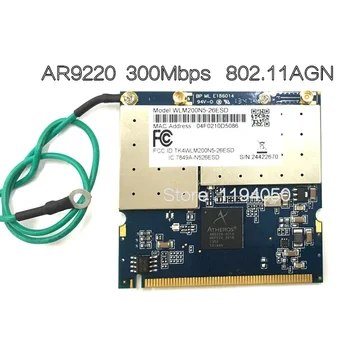 Didelės galios miniPCI belaidžio tinklo kortelė AR9220 WLM200N5 - 26ESD 2.4 GHz/5 ghz dual-band 300Mbps WiFi