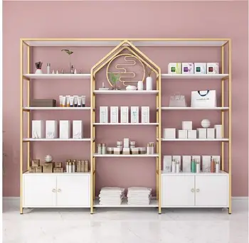 Kosmetika ekranas kabinetas, grožio salonas produkto kabineto Nagų salonas lentynos