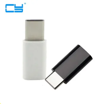 Micro USB Female į C Tipo Male Adapter Letv Xiaomi Mi 5X Oneplus Samsung S8 Plius