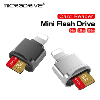 Mini Kortelių Skaitytuvas Žaibo Atminties Kortele, usb flash drive 4gb/8gb/16gb/32gb/64gb/128gb/256 gb pendrive ipad