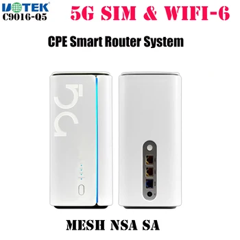 UOTEK 5G Wifi MEZON 6 Patalpų Maršrutizatorius Akių NSI SA 2,5 Gb / s su Sim Lizdas Gigabit ethernet Belaidžio Modemo įmontuota Antena Suderinama 4G LTE