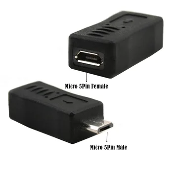USB Micro vyrų ir moterų adapteris Micro sąsajos adapteris Telefono adapteris