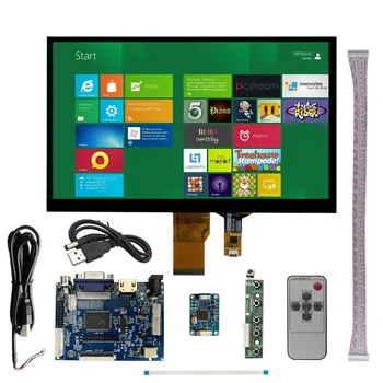 10.1 Colių Daugiafunkcinis Nešiojamas LCD Ekranas Ekrano Stebėti Vairuotojo Kontrolės Valdyba HDMI Suderinamus VGA, AV-skaitmeninis keitiklis Touchscreen