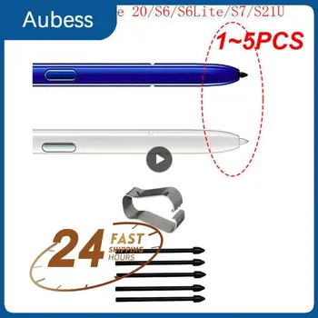 1~5VNT Touch Stylus S Pen Plunksnų Patarimai SamsungGalaxy Tab S6 Lite T860 T865 P615 P610 S7 FE T870 T970 S8