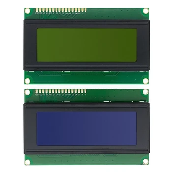 20x4 LCD Moduliai 2004 LCD Modulis su LED Mėlyna/Geltona žalia Apšvietimas Baltos spalvos Simbolių