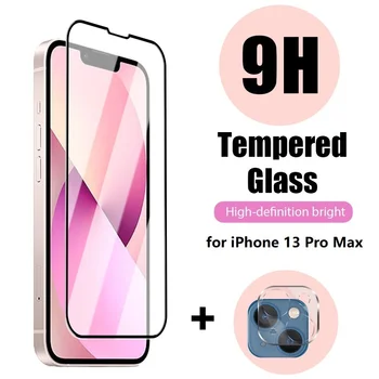 2IN1 Pilnas draudimas Screen Protector, iPhone 13 12 11 Pro Max Objektyvo Apsauginis Stiklas 