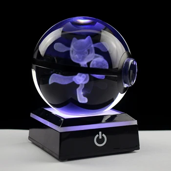 8cm K9 Krištolo Rutulį Populiarus Žaidimas Pobūdžio Modelį, Dekoratyvinis Stiklas, Kamuolys 3D Lazerinis Graviravimas Statulėlės Namų Puošybai Ornamentu
