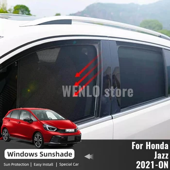 Honda Fit Džiazo GR GS 2020-2023 Šoninio Lango Saulė Pavėsyje Skydelis Magnetinio Automobilių skėtį nuo saulės Priekiniai Galiniai priekinio Stiklo Rėmo Užuolaidos Skydas