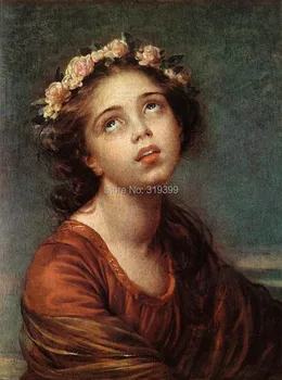 su-dukra-s-portretas PAGAL Louise Elisabeth Vigee Le Brun,aliejaus tapybai reprodukcijai,drobė meno, rankų darbo ALIEJAUS TAPYBAI