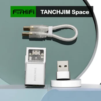 TANCHJIM Kosmoso Nešiojamų VPK & Ausinių Stiprintuvas Dual CS43131 VPK 32Bit/768kHz 3.5 mm/4.4 mm Išėjimo USB C Tipo Įvesties AMP