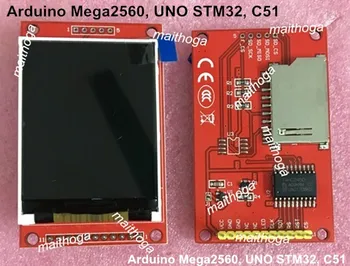 UNO Mega2560 2.2 colių 11PIN SPI 16 BITŲ RGB 65K Spalvų TFT LCD Ekranas su Adapteriu Valdybos ILI9225 Ratai IC 176*220 STM32 C51