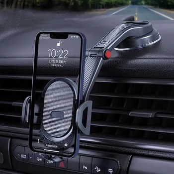 NAUJAS Universalus Gyvis Automobilinis Telefono Laikiklis 360° priekinio Stiklo Automobilio prietaisų Skydelyje Mobiliojo ryšio Atramos už 4.0-6 Colių išmaniaisiais telefonais