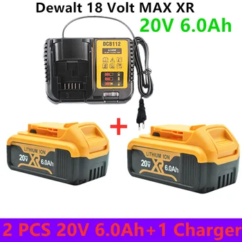 100% neue DCB200 20V 6000mAh austauschbare Li-Ion batterie kompatibel mit 18 Volt MAX XR elektrinių įrankių ličio-Batterien
