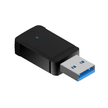 1300Mbps WiFi Adapteris USB Belaidžio Tinklo Kortelė Dvejopo Juostos 2.4 GHz, 5 ghz USB3.0 WIFI Adapteris, skirtas Desktop Laptop