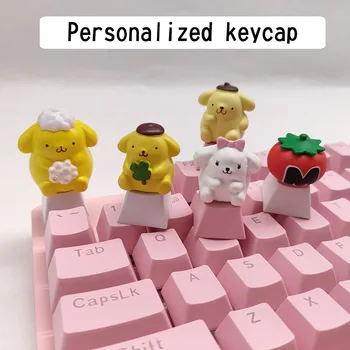 1PC Keycap Mielas Anime Keycaps Mechaninės Klaviatūros Caps PBT Asmenybės Custom Vieno Žaidimo Mygtukas Dangtelis Cherry Mx Jungiklis