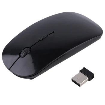 2.4 GHz USB Kompiuterį belaide Pele nešiojamas Silent Mouse KOMPIUTERIO Pelės Įkraunamą Pelę, USB Optinė PC NAUJAS