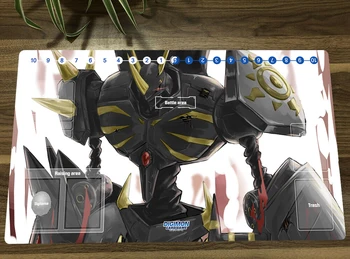 Anime Digimon Playmat Omnimon Prekybos Kortų Žaidimas, Mat DTCG CCG Mat Pelės Mygtukai TCG Stalo Žaidimų Žaisti Kilimėlis Su Kortele Zonų Nemokamai Krepšys