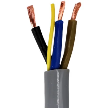 Aukštos lankstus vilkimo kabelis TRVV2 3 4 5 core 0.3 0.5 0.75 1.5 aikštėje lankstus laidas
