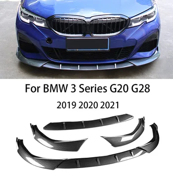 Automobilio Bamperio Spoileris Lūpų BMW 3 Serijos G20 2019 2020 2021 Automobilių Mažesnis Guard Plokštė Splitter Peiliukų Rinkinys, Automobilių Reikmenys