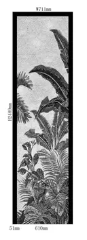 Individualų gėlių stiklo mozaika freskomis