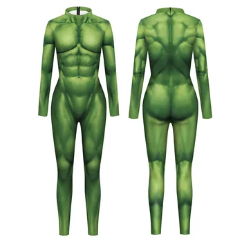 IOOTIANY Superhero Bruce Banner Hulk Seksualus Cosplay Kostiumų Vyrai Moterys Unisex Jumpsuits Helovinas Šaliai, Pėdkelnės, Zentai Bodysuit Kostiumas