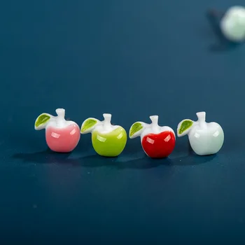 Maža Ir Išskirtinį Spalvotų Apple Keramikos Auskarai Rankų Dažytos Gothique Priedai Bijuterias Papuošalų, Dovanų #XN374