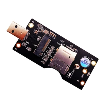 NGFF M. 2 Raktas B USB 3.0 Adapteris Plėtros Kortelę Su SIM 8Pin Kortelės Lizdas WWAN/LTE, 3G/4G/5G Modulis