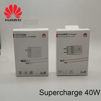 Originalus Huawei Apkrauna įkroviklio Huawei Mate 20 pro RS P20 30 pro super įkrovimo 10V 4A 40W Garbę 20 Magic 