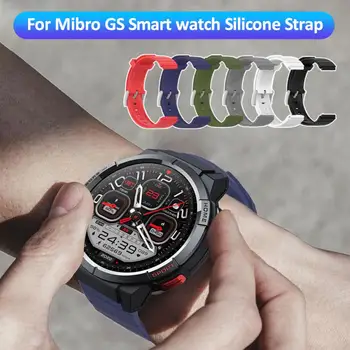 Pakeitimo Apyrankė Mibro GS Dirželis Riešo Dirželis su Silikono Wriststrap Smart Watch Band Smart Aksesuarai Nešiojami Prietaisai