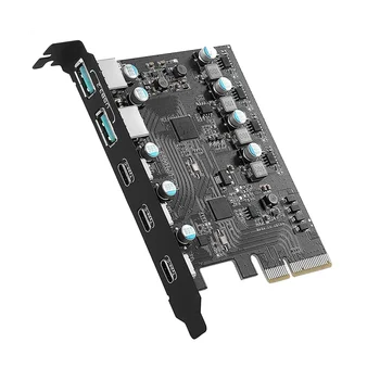 PCIe Į USB 3.2 Gen 2 Adapterio plokštę 