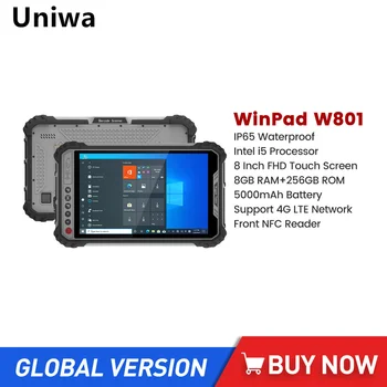 UNIWA WinPad W801 Tablečių 8 Colių 5000mAh Intel Core i5 Dual Core 8G ROM 256G RAM 13MP Galinio vaizdo Kamera, dvi SIM Kortelės Nešiojamų Tablečių