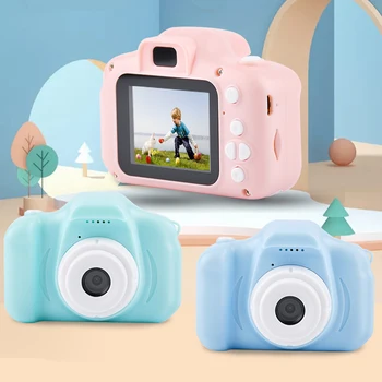 ZK30 Vaikų Fotoaparatas atsparus Vandeniui 1080P HD Ekranas, Kamera Vaizdo Žaislai Vaikams, Cartoon Mielas Kamera Lauko Fotografijos Žaislai